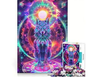 Puzzle da 1000 pezzi per adolescenti che si illumina al buio, gioco rilassante, sfida impegnativa, compleanno 38x52cm