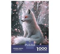 Puzzle Da 1000 Pezzi Per Adolescenti Cherry Blossom Fox -8 Puzzle Giochi Rilassanti Analisi E Logica Riduzione Dello Stress Regali 52x38cm/1000pcs