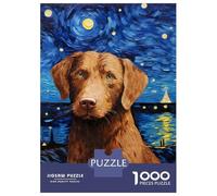 Puzzle Da 1000 Pezzi Per Adolescenti Chesapeake Bay Retriever Puzzle Per Adulti Giocattoli Antistress Corsa Di Velocità Manuale Regali Unici Per Compleanno E Natale 38x26cm/1000pcs