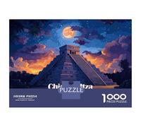 Puzzle Da 1000 Pezzi Per Adolescenti Chichen Itza at Night Puzzle Per Adulti Gioco Per Famiglie Assemblaggio Di Modelli Regali Unici Per Compleanni E Occasioni Speciali 52x38cm/1000pcs