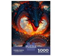 Puzzle Da 1000 Pezzi Per Adolescenti Chinese Dragon Fantasy Puzzle Giocattolo Decorazione Da Parete Sfida Difficile Regalo Di Compleanno, Regali, 52x38cm/1000pcs