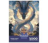 Puzzle Da 1000 Pezzi Per Adolescenti Chinese Dragon Temple Puzzle Giochi Rilassanti Regali Per Donne Regali Di Natale E Compleanno 38x26cm/1000pcs