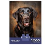 Puzzle Da 1000 Pezzi Per Adolescenti Chocolate Labrador Retriever Portrait Puzzle Per Adulti Fai Da Te Giocattoli Antistress Regali Di Natale E Compleanno 70x50cm/1000pcs