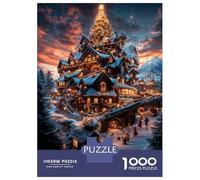 Puzzle Da 1000 Pezzi Per Adolescenti Christmas Village Fantasy Puzzle Per Adulti Giochi Divertenti Antistress Per Compleanno, Natale 38x26cm/1000pcs