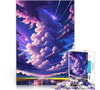 Puzzle da 1000 pezzi per adolescenti Cielo notturno da sogno Allena il tuo cervello e le tue mani Decorazioni e regali unici per la casa 38x26cm