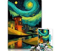 Puzzle da 1000 pezzi per adolescenti cielo notturno faro per adulti 1000 pezzi giocattoli per l'intrattenimento della famiglia ideali come regalo per tutta la famiglia (50x75cm)