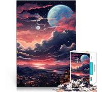 Puzzle da 1000 pezzi per adolescenti cielo notturno giapponese Riduzione dello stress interessante Migliorare l'amore tra le coppie 52x38cm