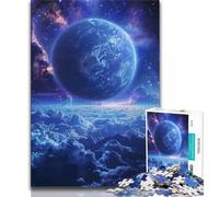 Puzzle da 1000 pezzi per adolescenti cielo notturno pianeta puzzle da 1000 pezzi per adolescenti gioco per famiglie regali di compleanno. Sfida ad alta difficoltà 38x26cm.