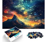 Puzzle da 1000 pezzi per adolescenti Cielo stellato notturno Per il divertimento in famiglia Migliorare l'amore tra le coppie 52x38cm