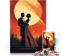 Puzzle da 1000 pezzi per adolescenti Città Art Déco del Romanticismo Gioco di famiglia per e perché è ideale come regalo per tutta la famiglia 52x38cm
