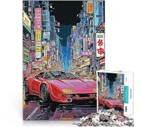 Puzzle da 1000 pezzi per adolescenti Città di Tokyo Antistress Vacanza in patria Uccidere il tempo con poster abbinato e foglio di quiz 38x26cm