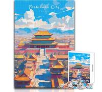 Puzzle da 1000 pezzi per adolescenti Città Proibita Uno sguardo Gioco educativo per famiglie Regalo di compleanno Opera d'arte Dimensioni 38x26cm