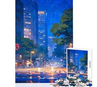 Puzzle da 1000 pezzi per adolescenti City Blues giocattolo da parete regalo per donne e uomini gioco educativo per migliorare l'amore tra coppie dimensioni 38x26cm