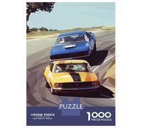 Puzzle Da 1000 Pezzi Per Adolescenti Classic Car Racing Puzzle Per Adulti Giocattolo Decorazione Da Parete Regali Per Donne Interazione Genitore-figlio 70x50cm/1000pcs