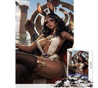 Puzzle da 1000 pezzi per adolescenti Cleopatra la regina dei dolci giocattolo educativo regalo per donne e uomini gioco rompicapo collezione di artisti belle arti dimensioni 38x26cm