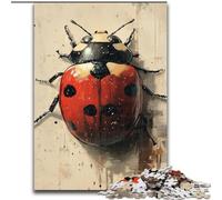 Puzzle da 1000 pezzi per adolescenti, coccinella a sette macchie, per giochi educativi, giocattoli, decorazioni per la casa e regali unici dimensioni 26x38cm