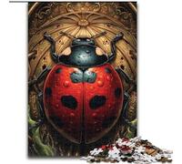 Puzzle da 1000 pezzi per adolescenti, coccinella a sette punti, giochi, giocattoli, regali unici per compleanni e anni dai 14 anni in su (dimensioni 26x38cm)