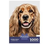 Puzzle Da 1000 Pezzi Per Adolescenti Cocker Spaniel Portrait Puzzle Per Adulti Gioco Pratico Assemblaggio Di Modelli Regali Unici Per Compleanni E Occasioni Speciali 70x50cm/1000pcs