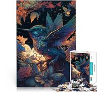 Puzzle da 1000 pezzi per adolescenti Colibrì del folklore Gioco di famiglia antistress sfida difficile Adatto per la decorazione del desktop 75x50cm