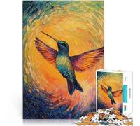 Puzzle da 1000 pezzi per adolescenti Colibrì in volo Giocattolo educativo intellettuale decomprimente Gioco educativo per compleanno e Natale 38x26cm