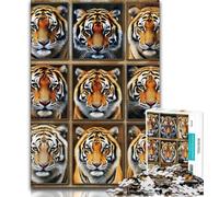 Puzzle da 1000 pezzi per adolescenti collage di lupi puzzle per adolescenti educativo e didattico ideale come regalo per tutta la famiglia 75x50cm