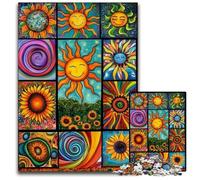 Puzzle da 1000 pezzi per adolescenti, collage di sole, puzzle di cartone, giochi, giocattoli, regalo, migliora l'amore tra coppie per età 14+ 26X38cm