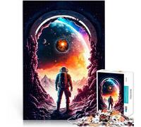 Puzzle da 1000 pezzi per adolescenti Collisione planetaria Giocattolo educativo per l'apprendimento Decorazioni e regali unici per la casa 38x26cm