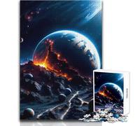 Puzzle da 1000 pezzi per adolescenti, collisione terrestre, giocattolo, gioco intellettuale, migliora la memoria, regalo di compleanno, dimensioni 38x26cm