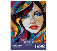 Puzzle Da 1000 Pezzi Per Adolescenti Colorful Abstract Woman Art Print-5 Puzzle Per Adulti Gioco Per Famiglie Un'opera D'arte Regali Unici Per Compleanni E Occasioni Speciali 38x26cm/1000pcs