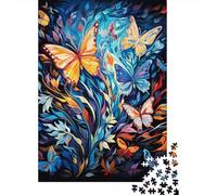 Puzzle Da 1000 Pezzi Per Adolescenti Colorful Butterfly Artwork Puzzle Per Adulti Gioco Rompicapo Analisi E Logica Regalo Di Compleanno, Regali, 38x26cm/1000pcs