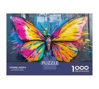 Puzzle Da 1000 Pezzi Per Adolescenti Colorful Butterfly Wall Art-2 Puzzle Per Adulti Giocattoli Antistress Taglio Di Precisione Regali Di Natale E Compleanno 70x50cm/1000pcs