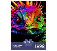 Puzzle Da 1000 Pezzi Per Adolescenti Colorful Iguana Puzzle Giochi Rilassanti Analisi E Logica Riduzione Dello Stress Regali 70x50cm/1000pcs