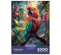 Puzzle Da 1000 Pezzi Per Adolescenti Colorful Jungle Parrot Puzzle Giochi Rilassanti Regali Per Donne Regali Di Natale E Compleanno 52x38cm/1000pcs