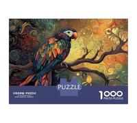 Puzzle Da 1000 Pezzi Per Adolescenti Colorful Parrot Wall Art Print Puzzle Per Adolescenti Gioco Rompicapo Regali Per Donne Attività Divertenti A Casa 52x38cm/1000pcs