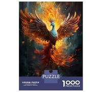 Puzzle Da 1000 Pezzi Per Adolescenti Colorful Phoenix Bird Fire Puzzle Per Adulti Gioco Rompicapo Antistress Per Compleanno, Natale 70x50cm/1000pcs