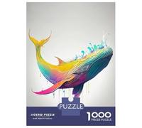Puzzle Da 1000 Pezzi Per Adolescenti Colorful Whale Puzzle Giochi Rilassanti Regali Per Donne Regali Di Natale E Compleanno 70x50cm/1000pcs