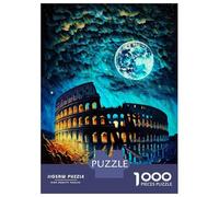 Puzzle Da 1000 Pezzi Per Adolescenti Colosseum of Rome Painting Puzzle Gioco Pratico Difficile Regali Per Amici E Familiari 70x50cm/1000pcs