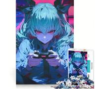 Puzzle da 1000 pezzi per adolescenti con acciughe, tema anime e videogiochi, gioco educativo, difficile, regalo di compleanno, regalo di viaggio 38x26cm