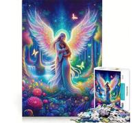Puzzle da 1000 pezzi per adolescenti con angelo che si abbraccia, gioco educativo, difficile, regalo di compleanno, regalo di viaggio 38x52cm