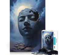 Puzzle da 1000 pezzi per adolescenti con anima spezzata - Pensa in modo intelligente - Giocattolo per momenti di condivisione - Taglio liscio - Lista dei desideri di Babbo Natale 50x75cm