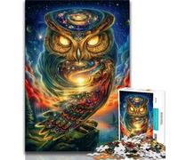 Puzzle da 1000 pezzi per adolescenti con animali fantasy e gufo, allena il tuo cervello e le tue mani, regali per amici e familiari per bambini dai 14 anni in su, 38x26cm