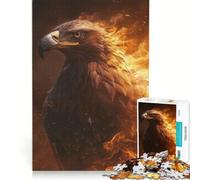 Puzzle da 1000 pezzi per adolescenti con aquila americana, gioco pratico, sfida impegnativa, collezione d'artista, opera d'arte 50x75cm