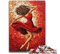 Puzzle da 1000 pezzi per adolescenti con ballerina, sfida di intelligenza cerebrale, giocattoli avvincenti, regali di compleanno per età 14+, 50x75cm