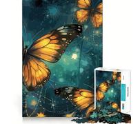 Puzzle da 1000 pezzi per adolescenti con bellissima farfalla,taglio liscio,arte,gioco mentale,regalo,relax,tempo libero,Natale,arte (50x75cm)