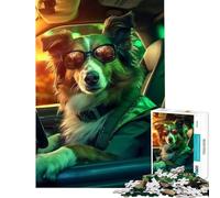 Puzzle da 1000 pezzi per adolescenti con cane Collie ideale per rilassarsi giocare e divertirsi un gioco educativo e stimolante perfetto come regalo di compleanno o per migliorare la memoria (38x26cm)