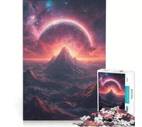 Puzzle da 1000 pezzi per adolescenti con catena montuosa planetaria gioco divertente allena la mente e la mano sfida unica 38x26cm