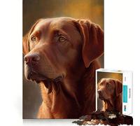 Puzzle da 1000 pezzi per adolescenti con Chesapeake Bay Retriever,design pulito,puzzle logico,gioco di svago,regalo di compleanno (38x26cm)
