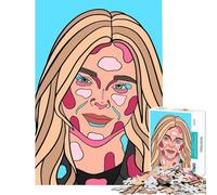 Puzzle da 1000 pezzi per adolescenti con Chloé Grace Moretz gioco educativo e stimolante per tutta la famiglia divertente e spiritoso ideale come regalo di compleanno (dimensioni 50x75cm)
