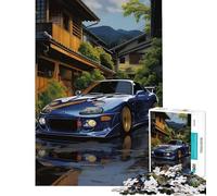 Puzzle da 1000 pezzi per adolescenti con cielo stellato e auto sportiva Difficile e stimolante ma divertente e spiritoso Giocattolo decorativo da parete Adatto a partire dai 14 anni (38x52cm)