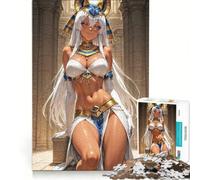 Puzzle da 1000 pezzi per adolescenti con Cleopatra in versione anime, gioco pratico, di analisi e logica, ideale come decorazione da scrivania 38x52cm